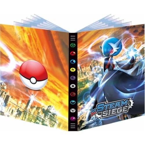 Album Pokemon New 432Pcs 9 Pocket Game Card VMAX GX Holder binder Cartoon Cards Map Book Collection Folder Loaded List Kids Gift