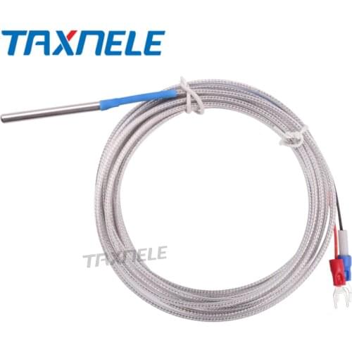 Probe Type Thermocouple K Temperature Sensor 2m Cable Wire 0~800C for Measuring Boiler Oven Temperature Controller