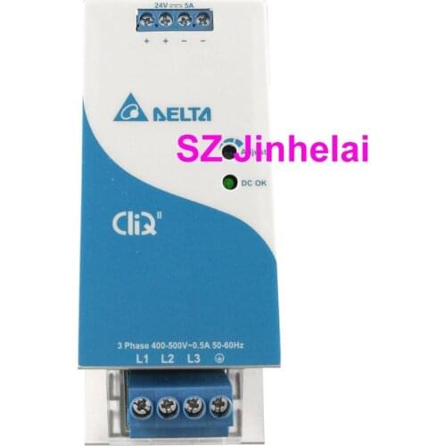 DELTA DRP024V120W3BN Authentic original 3-Phase Switching power supply 5A 120W Din Rail Power Supply Series
