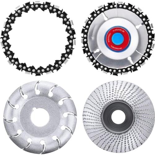 Wood Polishing Carving Shaping Tool Disc Angle Grinder Disc Grinder Chain with 22 Teeth Angle Mill Replacement Chain