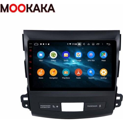 For Mitsubishi Outlander 2007-2012 PX6 Android 10.0 Screen Car Multimedia DVD Player GPS Navigation Auto Radio Stereo Head Unit