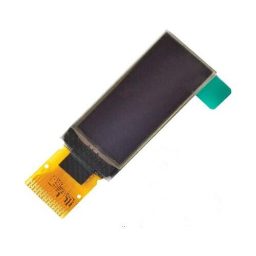 IPS 1.09 inch 15PIN SPI White PM OLED Screen CH1115 Drive IC Compatible for SSD1306 128*64 3.3V