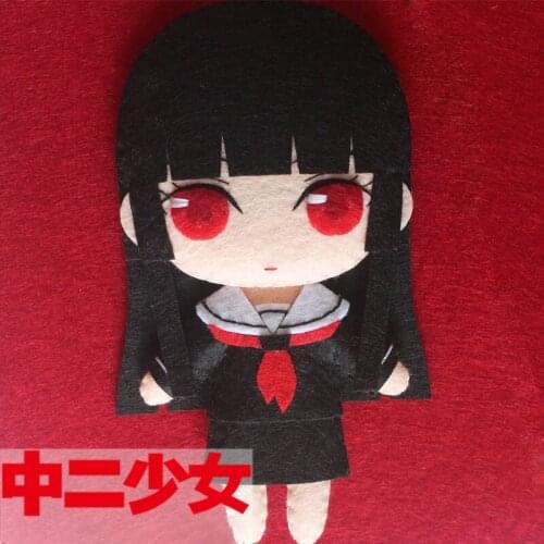 Jigoku Shojo Hell Girl Anime Handmade DIY Key Ring Pendant DIY Material Package Assemble By Cutting And Sewing