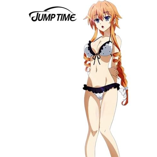 JumpTime 13cm x 3.7cm Sexy Cute Girl Car Sticker Date a Live Anime Yamai Yuzuru Render JDM Vinyl Decal Car Stickers