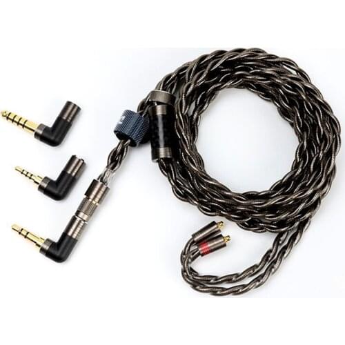 DUNU HULK PRO MMCX/2Pin 0.78mm Litz Single Crystal Copper HiFi Detachable Plug Earphone Upgrade Cable(2.5mm/3.5mm/4.4mm)