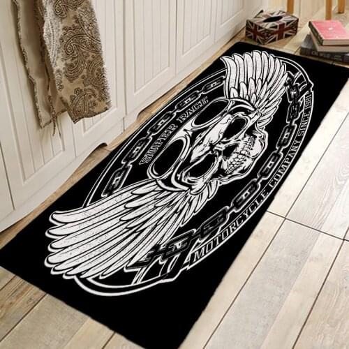 Halloween Pattern Rug Door Mat Hallway Carpets Area Rugs for Bedroom Living Room Carpet Kitchen Bathroom Anti-Slip Floor Mats