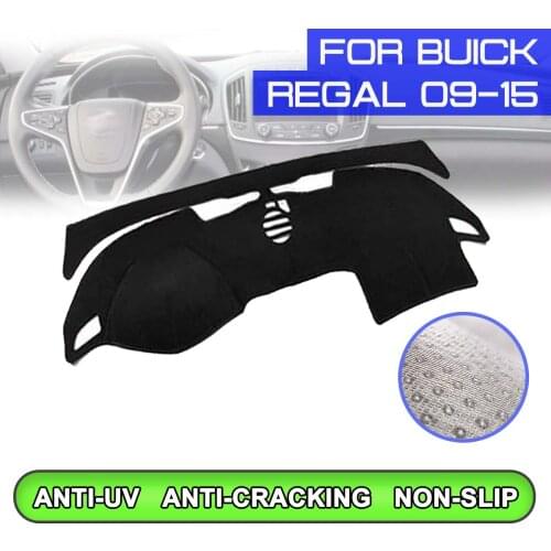 Car Dashboard Mat Anti-dirty Non-slip Dash Cover Mat UV Protection Shade for Buick Regal 2009 2010 2011 2012 2013 2014 2015