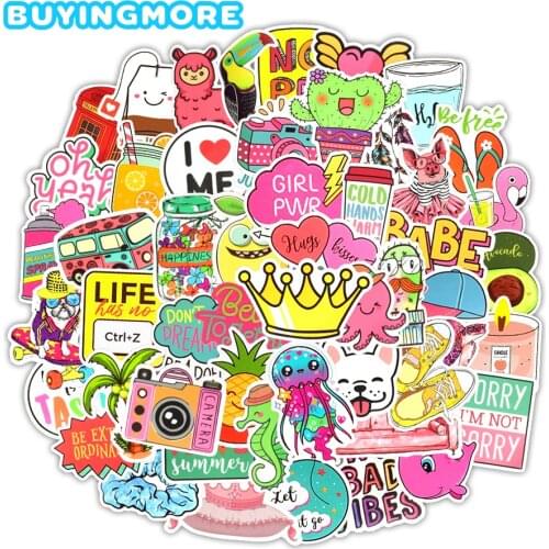 150 PCS Laptop Stickers Vsco Cute Cartoon Travel Girl Style Anime Sticker to DIY Suitcase Guitar Skateboard Car Fridge Bedroom