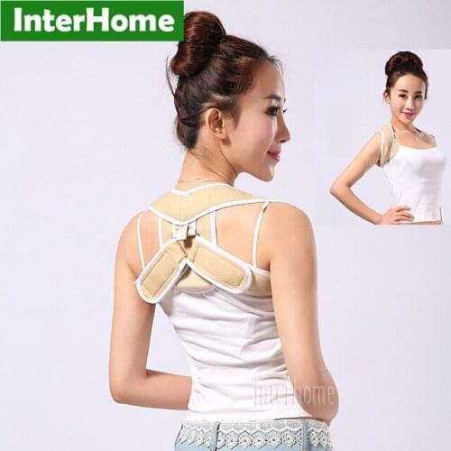 New Women Men Posture Correction Waist Adjust Shoulder Chest Back Support Brace Belt Corrector Straightener Strap Health Care