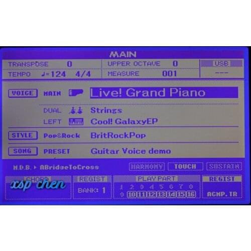 NEW Original lcd screen for yamaha psr s500 s550 s650 mm6 mm8 DGX520 DGX-620 DGX630 DGX640 LCD screen Display Repair replacement