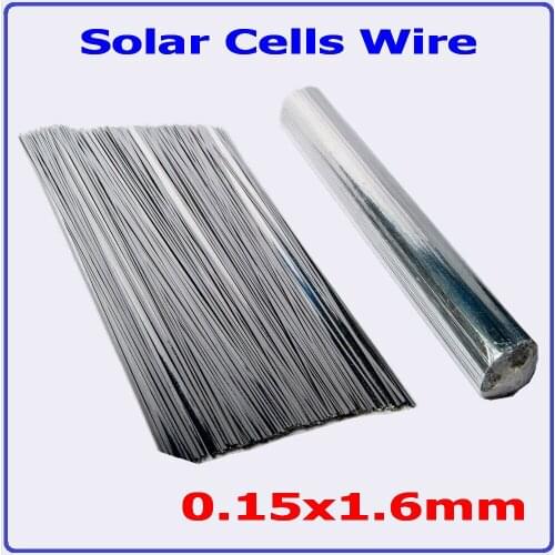 245m solar cells wire PV Ribbon 0.15*1.6mm Lead-free Solar Cell Tab Wire 300mm precut for156mm Mono and Poly solar cells solder