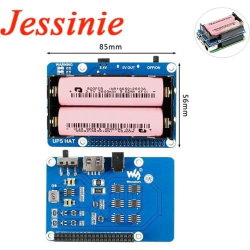 Raspberry Pi UPS HAT 5V Uninterruptible Power Supply Module Charging and Discharging Lithium Battery Protection Expansion Board