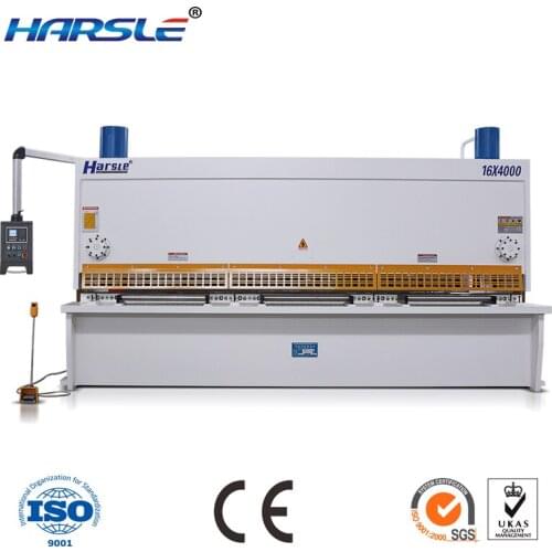 Sheet metal guillotine shear with 4000mm capacity