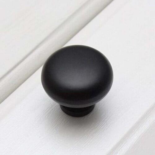 Drawer knob pull handle black kitchen cabinet pull knob handle 30mm dresser cupboard furniture door knobs pulls handles XZ311