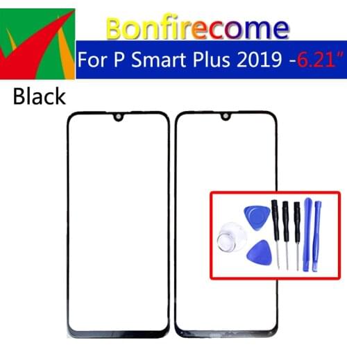 6.21"For Huawei P Smart Plus 2019 Touch Screen Front Outer Glass Lens For MAIMANG 8 LCD Glass Replacement