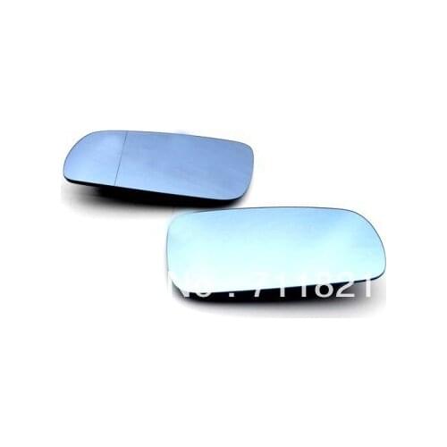 Blue Tinted Aspherical Side Mirror Glass Left Side Split Angle For Volkswagen Golf Jetta Bora MK4 Passat B5 B5.5