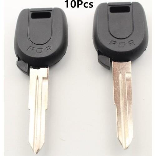 XIEAILI 10Pcs/lot Replacement Case Transponder Key Shell For Mitsubishi Grandis/Pajero/Outlander/Lancer-ex Left Blade K266