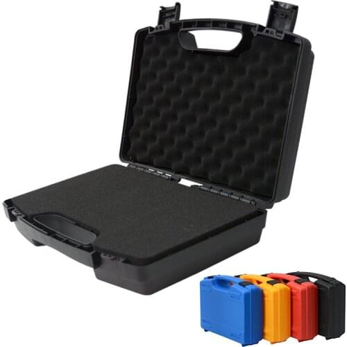 Protective Safety Toolbox Plastic Box Equipment Instrument Tool Case Shockproof Storage Tool Box With Foam