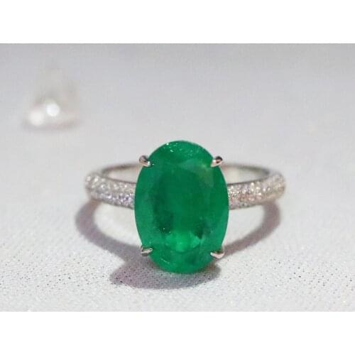 Soild 18K Gold Ring for Women Natural Topaz Diamond with Diamond Jewelry Anillos De Bizuteria Anillos Mujer Gemstone Rings Box