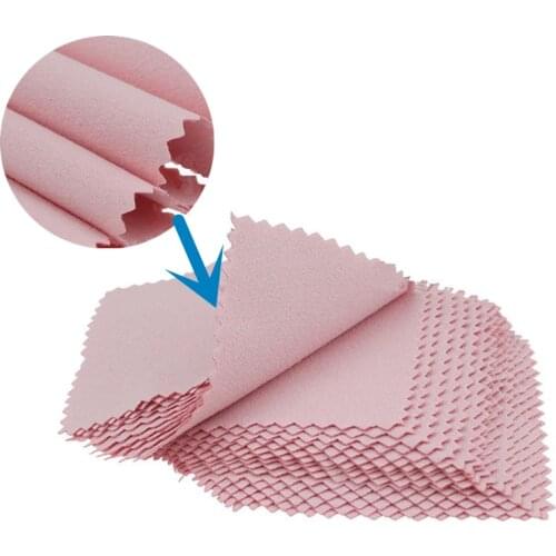 1pc 5pcs 10pcs Clean Cleaning Polishing Cloth For Sterling Silver Gold Platinum Jewelry Anti Tarnish Tools Accessories 8*8cm