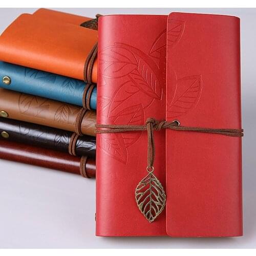 1Pc 80 Sheets Notebook Vintage Loose Leaf Diary Journal Blank Notebook School Stationery agenda 2020 планер ежеднвеник