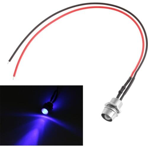 1x LED Indicateur Lumière Pilot Dash Directionnel Voiture Moto Bateau 12V Rouge 28GC