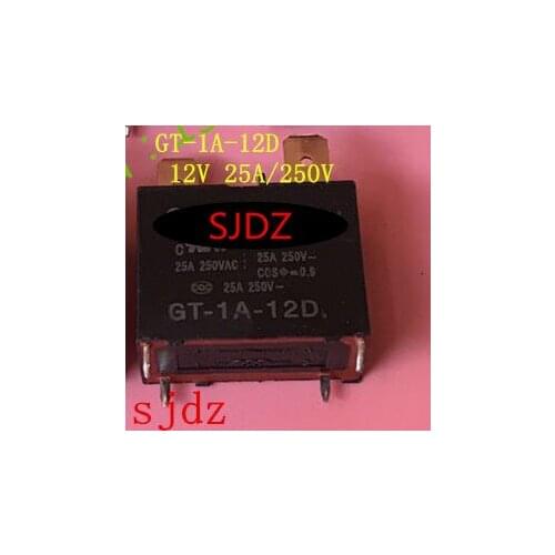 2pcs GT-1A-12D 12V 25A/250V