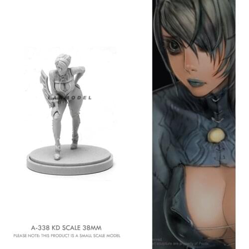 38mm Resin Beauty Soldier model kits self-assembled A-338