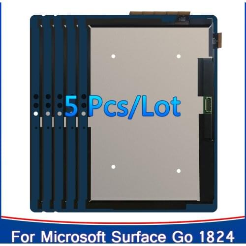 5Pieces LCD Screen Panel Replacement For Microsoft Surface Go 1824 LCD Display Touch Screen Digitizer Assembly LQ100P1JX51