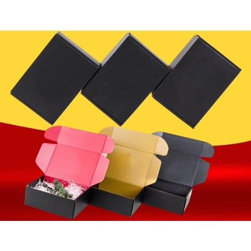 Large Size Corrugated Box Post Mailer Box For Transport Thicken Three-layer Corrugated Paper Shoes Clothes Shipping Boxes 5pcs