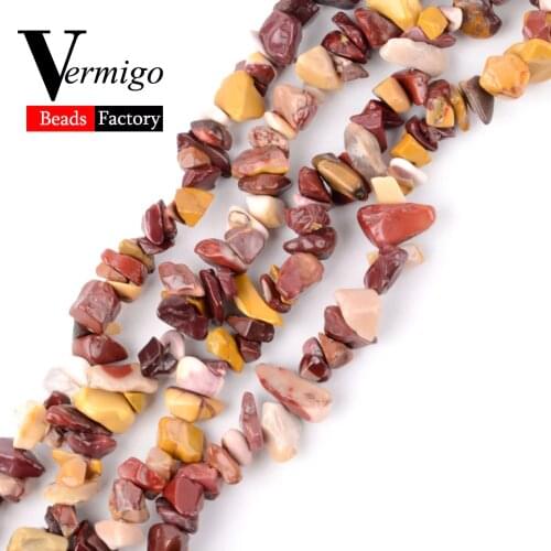 Natural Stone Beads Irregular Mookaite Chip Gravel Beads For Jewelry Making 16inches Diy Bracelet Necklace 5-8-12mm Wholesale