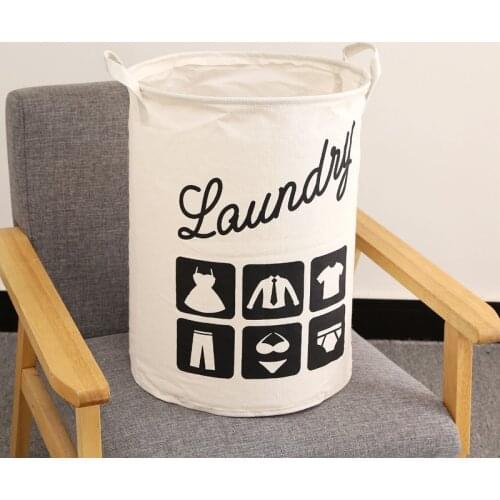 Deetrust Waterproof Laundry Basket Storage Barrel Standing Toys Dirty Storage Bucket Folding Bathroom Laundry Organizer
