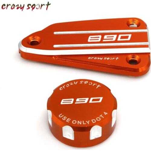 2021 Fluid Reservoir Cover For KTM 890 Adventure R 890Adventure ADV Rally Front Rear Cylinder Cap Motorcycle CNC Logo