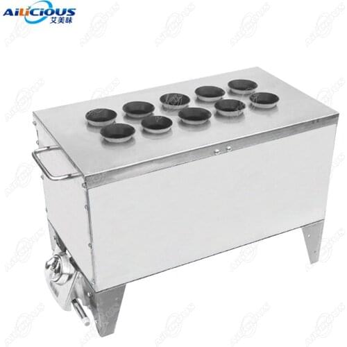 SYJ11 Electric or Gas Hot Sale 10 Holes Hot Dogs Breakfast Egg Sausage Cup Egg Sausage Roll Maker Machine
