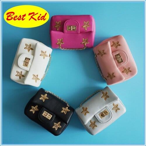 BestKid Bags! Childrens Fashion Twinkle Shoulder Bags Kids Small Messenger bags Baby kids Star bags Toddlers Mini Purse SMT002