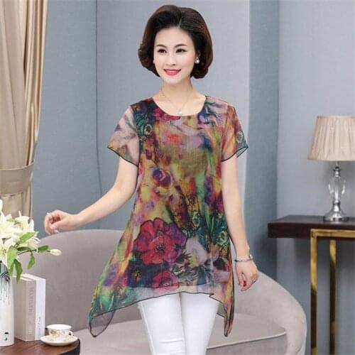 Luyaoskyen Short Sleeve Blouses