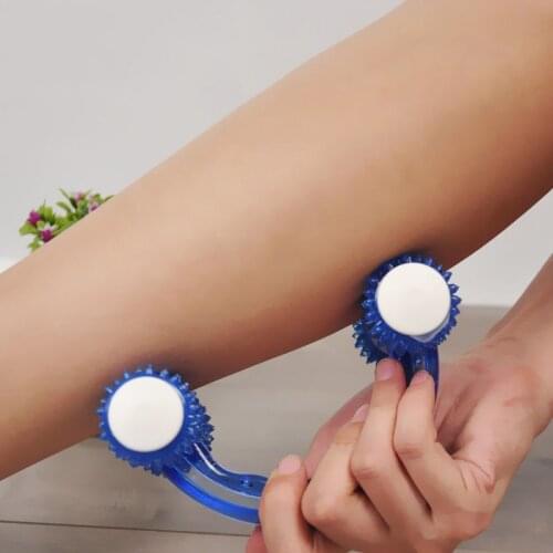 Eight Roller Wheels Massager Body Fitness Massage Wheel Arch Lunar Rover Vehicle Massager can CSV