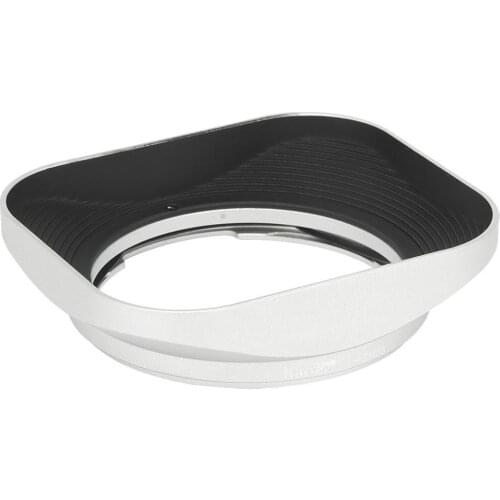 Haoge LH-ZM33 Bayonet Metal Square Lens Hood Shade Compatible with Carl Zeiss Distagon T 1.4/35 35mm f1.4 ZM Lens silver