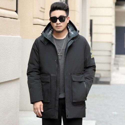 2020 New Men Winter Jacket Coats Quality Cotton Padded Hooded Wadded Thick Warm Outerwear Casual Male Parkas 4XL 5XL 6XL 7XL 8XL