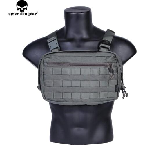 EMERSONGEAR Chest Recon Bag Tool Pouch Combat Tactical Vest Pouch Bag EDC Chest Bag Multicam FG EM9285