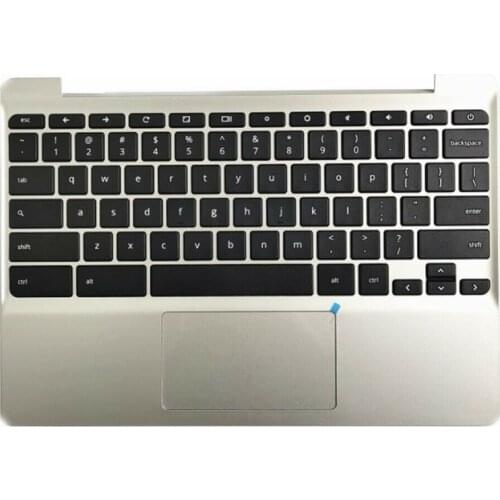 New For HP Chromebook 11 G5 11-V0 Series Upper Case Palmrest Cover TouchPad Keyboard 900818-001