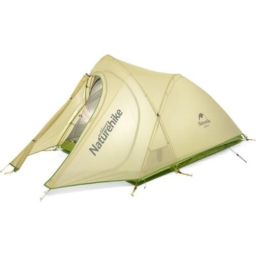 【New store 】 Cirrus Ultralight Tent 2 Person 20D Nylon with Silicon Coated Camping Tent with free Mat NH17T0071-T Naturehik