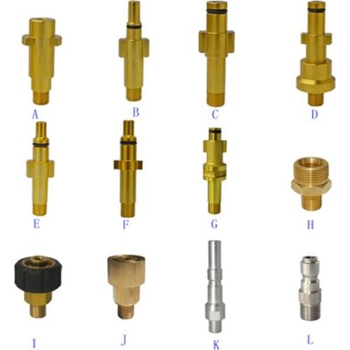 Metal Adapter Foam Nozzle Foam Generator Foam Gun High Pressure Washer Soap Foamer for Nilfisk Karcher Huter Elitech Lavor