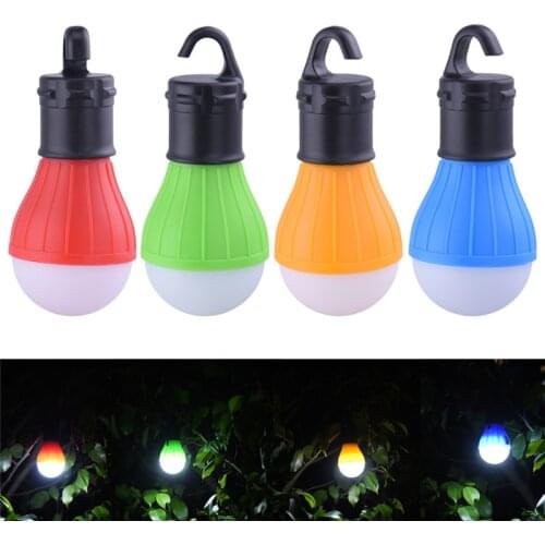 Mini Portable Lighting Lantern Tent Light LED Bulb Emergency Lamp Waterproof Hanging Hook Flashlight Camping Light Use 3*AAA 9
