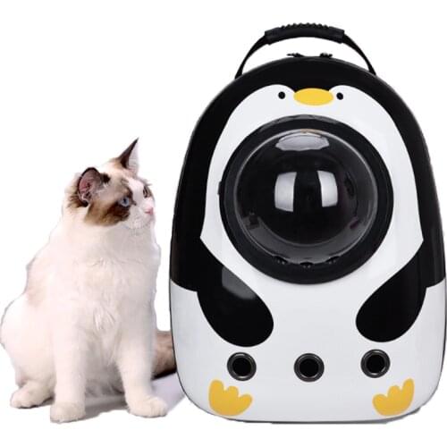 Pet Cat Backpack Astronaut Space Capsule Backpack for Cats Outdoor Travel Portable Breathable Small Dogs Travel Bag Pet Supplies
