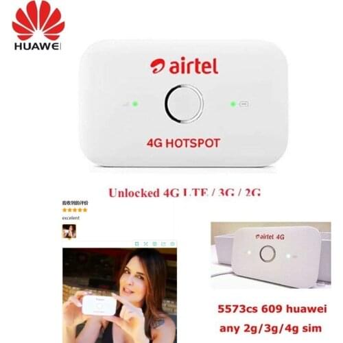 Popular Huawei E5573 E5573Cs-609 150Mbps 4G Lte Wifi Router Pocket Mobile Hotspot