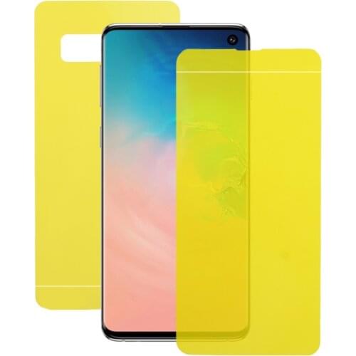 2PCS S8 S9 S10 Plus Nano Front & Back film For Samsung Galaxy Note 8 9 A7 A8 A30 Full Cover Hydrogel Screen Protector Not glass