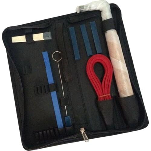 1Set Piano Tuning Kit Tools (8 Items) Professional Lever Wrench Hammer,Felt Mutes, Rubber Mute,Mute Clamp