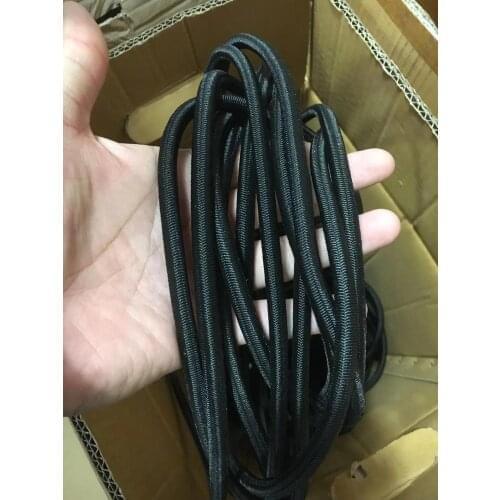 5m a lot 8mm black elastic rope wholesale shock cord for trampoline and chairs and excise bungee