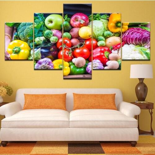 5PCS Food Fruit and vegetable full square stones diamond painting mosaic diamond embroidery sale 3d cross stitch kitchen decor
